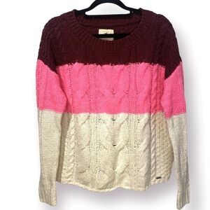 Hollister Colour Block Sweater Size S
